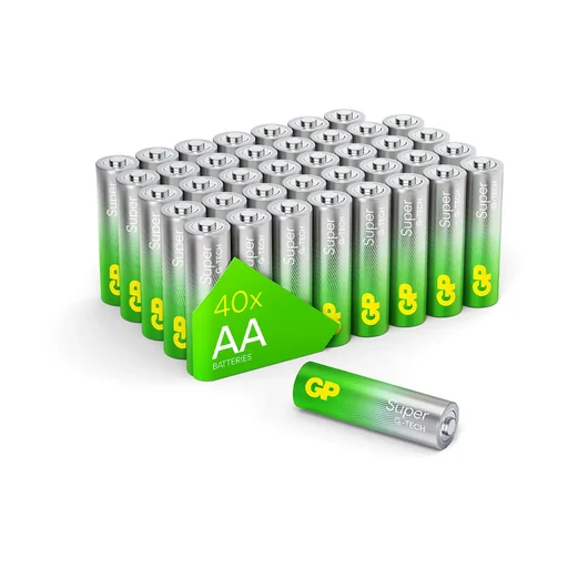 "SUPER Mignon (AA) Alkaline Batteries - 40 pieces image"