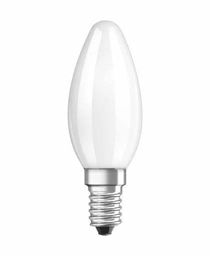 "LED Retrofit CLASSIC B25 filament lamp in candle shape with 2.5 watts, E14, warm white, matt image"