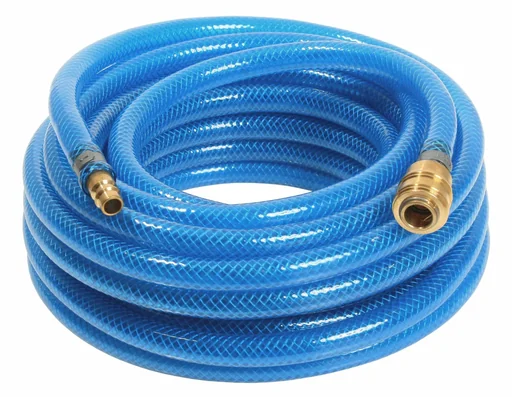 "Compressed air hose set with polyester fabric reinforcement Series 2050, 10 m, 9x3 mm image"