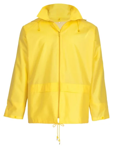 "PU rain jacket Profi, yellow, size M image"