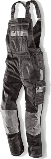 "NITRO work dungarees, black-grey, size XXL image"