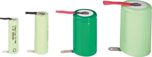 "NiMH battery 4/5 SUB-C with 2000mAh and Z-soldering lug in plastic casing image"