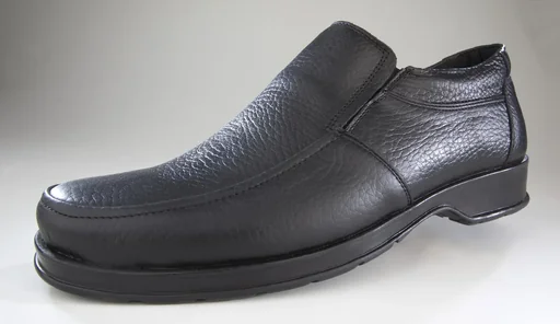 "Leather slippers Air Comfort, color black, size 40 image"