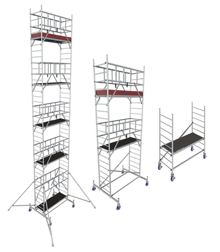 "MONTO ProTec aluminum mobile scaffold, working height approx. 5.30 m image"