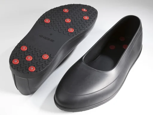 "Silicone anti-skid shoes with spikes, size XL/ 42 - 43 image"