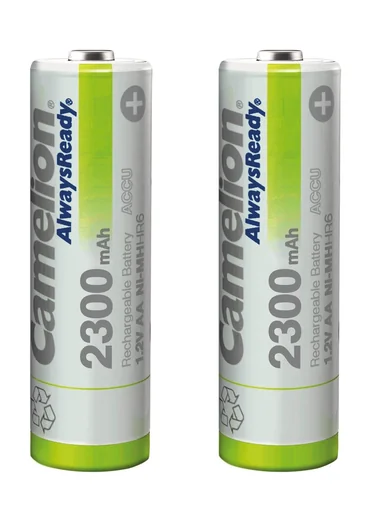 "NiMH Mignon (AA) V-battery with 2300 mAh - 2 pieces image"