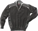 Ultra knitted sweater, black-grey, size L