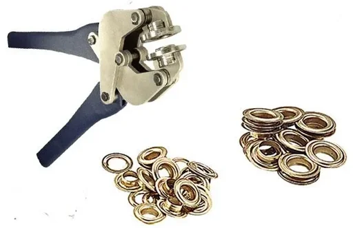 "Eyelets 18.0 mm, plain brass, 10 pieces image"