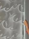 Replacement curtain center pull "Ocean white", 130 cm, incl. wave
