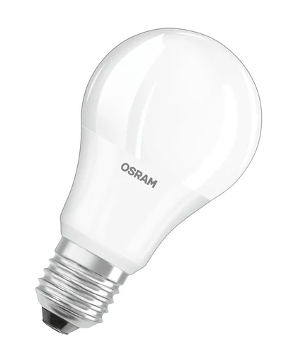 "LED lamp Star in light bulb shape with daylight sensor, 10 watts, E27, warm white, matt image"