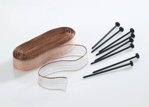 "Snail Stop, 16 m copper tape + 16 ground nails image"
