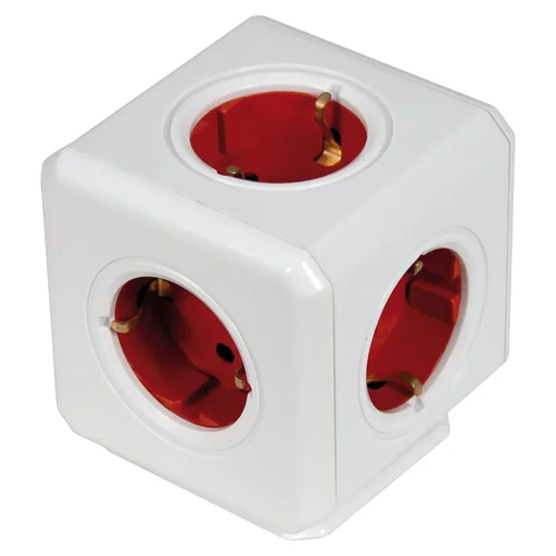 "Powercube 5-way socket cube image"