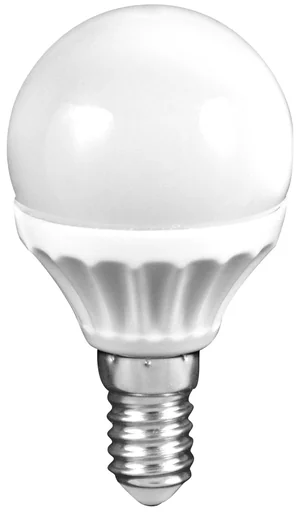 "LED MiniGlobe lamp, 4.5 watts, E14, warm white - 3 pieces + 1 piece FREE image"