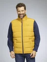 Quilted vest, color curry, size L