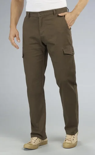 "Cargo pants, color brown, size 27 image"