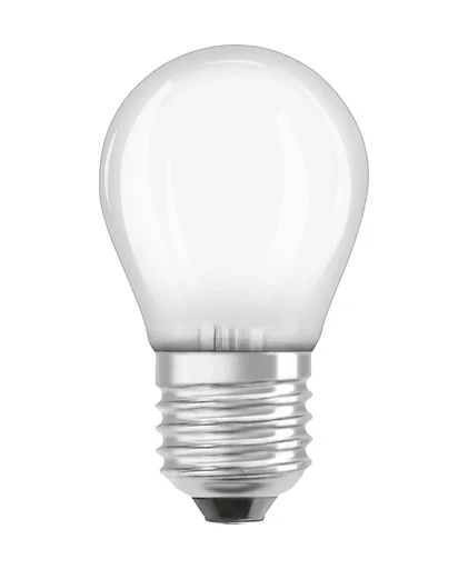 "LED SUPERSTAR RETROFIT drop lamp with 5 watts, E27, warm white, matt, dimmable image"