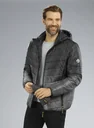 Quilted jacket, color black/grey, size M