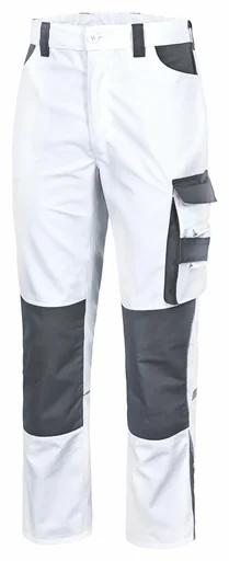 "EXTREME work trousers, white-grey, size L image"