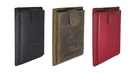 Credit card wallet "Push & Pull", red