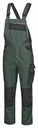 Dungarees EXTREME, green-black, size XL