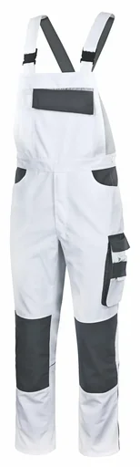 "Dungarees EXTREME, white-grey, size M image"