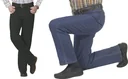 5-pocket stretch jeans, color black, size 56