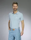 Polo shirt, light blue, size 2XL