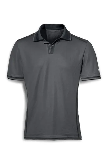 "Polo shirt CHAMP, color steel gray/carbon, size S image"