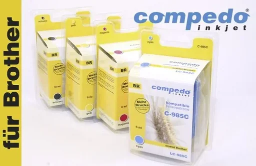 "Printer cartridge for Brother LC985M01 magenta image"