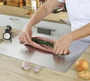 Kitchen worktop, stainless steel, 43.5 x 32 cm