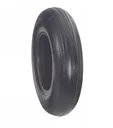 Pneumatic tire replacement tire 260 x 85 mm with grooved profile