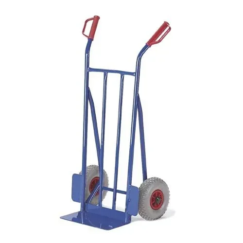 "Steel tube sack barrow with pneumatic tires 260 mm image"