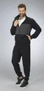 Loungewear, color black/anthracite, size 2XL