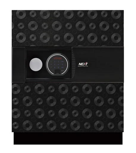 "NEXT document protection safe, external dimensions 580 x 500 x 545 mm, black image"