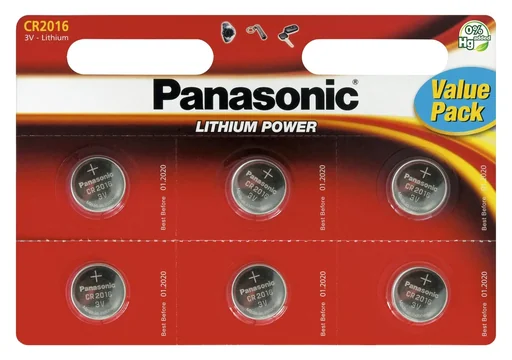 "Lithium button cells CR2025 - 6 pieces image"