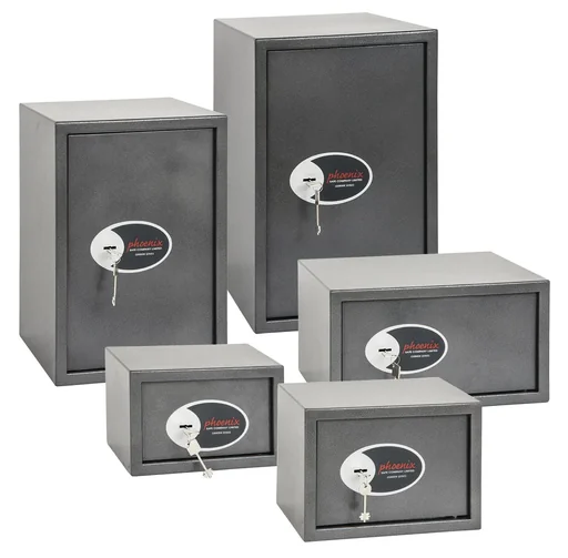 "Vela Home & Office safe with key lock, external dimensions 250 x 450 x 365 mm image"