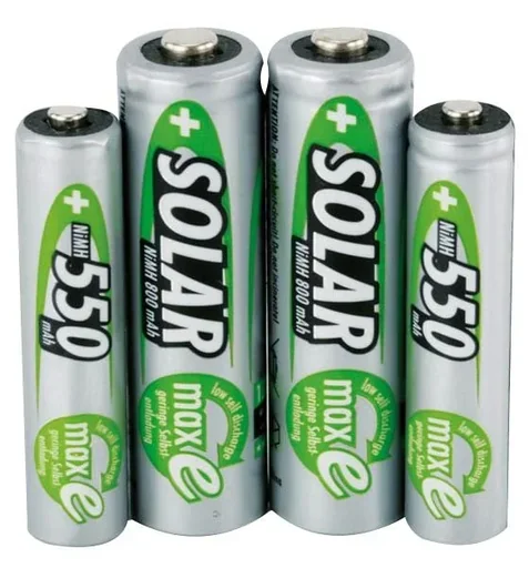 "Solar NiMH Mignon (AA) battery with 800 mAh and maxE technology - 2 pieces image"