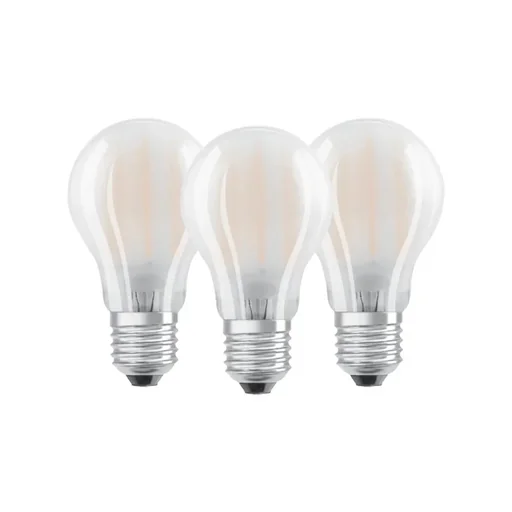 "BASE RETRO LED candle with 4 watts, E14, warm white, matt - 3 pieces image"