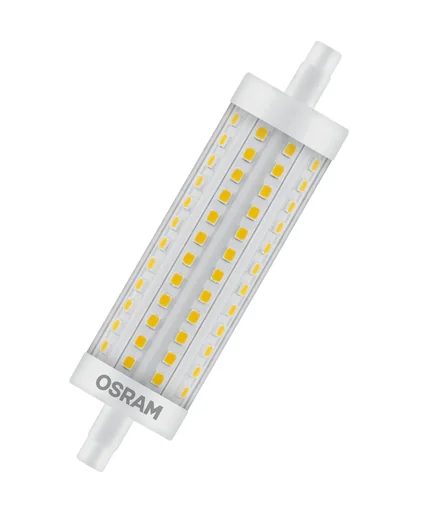 "LED Star Line reflector lamp, 15 watts, R7S, 118 mm, warm white image"