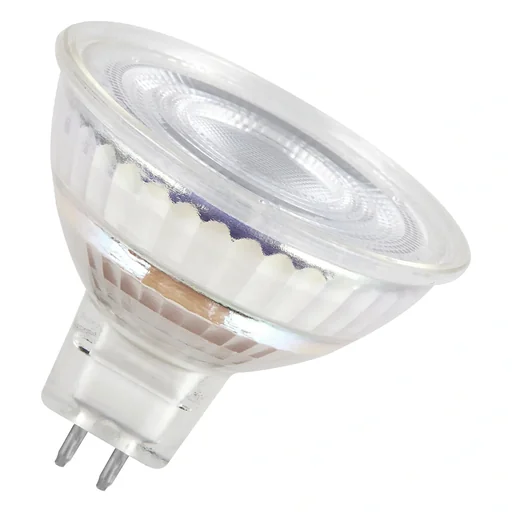 "LED SUPERSTAR reflector lamp MR16 with 8 watts, GU5.3, cool white, 36°, dimmable image"