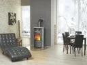 Fireplace - Opera-B continuous burning 7 kW - cream tiles