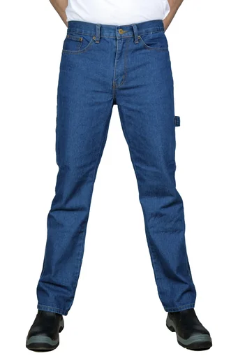 "Work jeans made of durable denim, color blue, size 55 image"