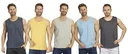 Tank top, color blue/melange, size 2XL