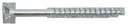 Chipboard screws TX countersunk head galvanized 5x80mm TX25 300 pieces