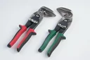 Angle figure and through-feed scissors left
