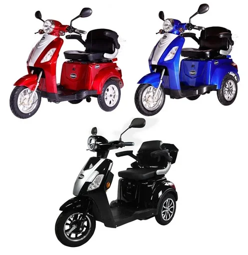 "E-Trike 25 V.2, black image"
