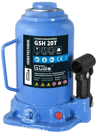 "GSH 20 t hydraulic jack image"