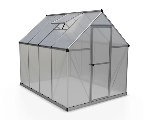 "Greenhouse "Mythos", Aluminum, Silver, 306 x 185 x 208 cm image"