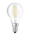 LED SUPERSTAR FILAMENT drop lamp with 5 watts, E14, cool white, clear, dimmable