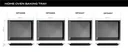 Oven and baking plate, baking tray, deep, 459 x 370 x 30 mm